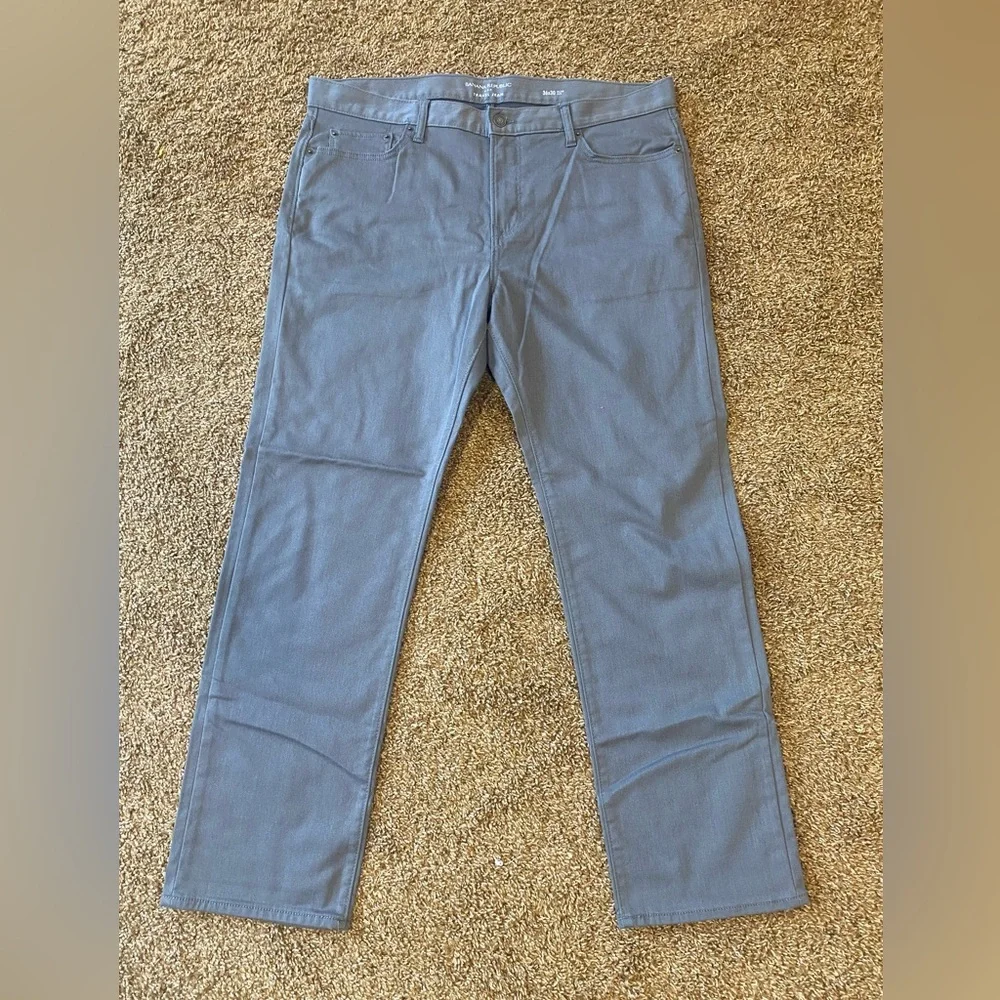 Men’s Banana Republic Travel Pant Slim Fit 36Lx30W - Picture 2 of 7